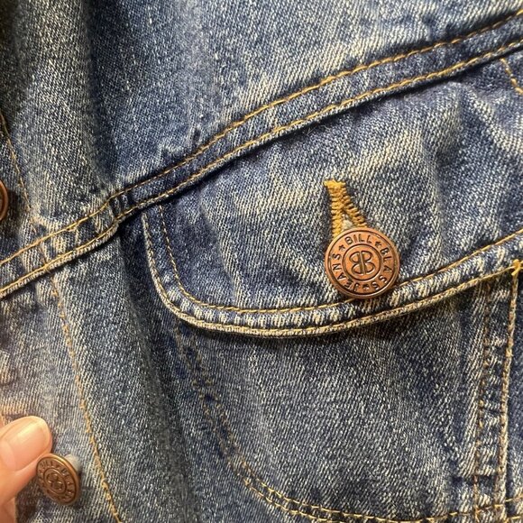 Vintage Bill Blass Denim Jean Jacket XL Women’s Retro 1990s Extra Large - Picture 4 of 6